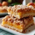 Peach Crumb Bars