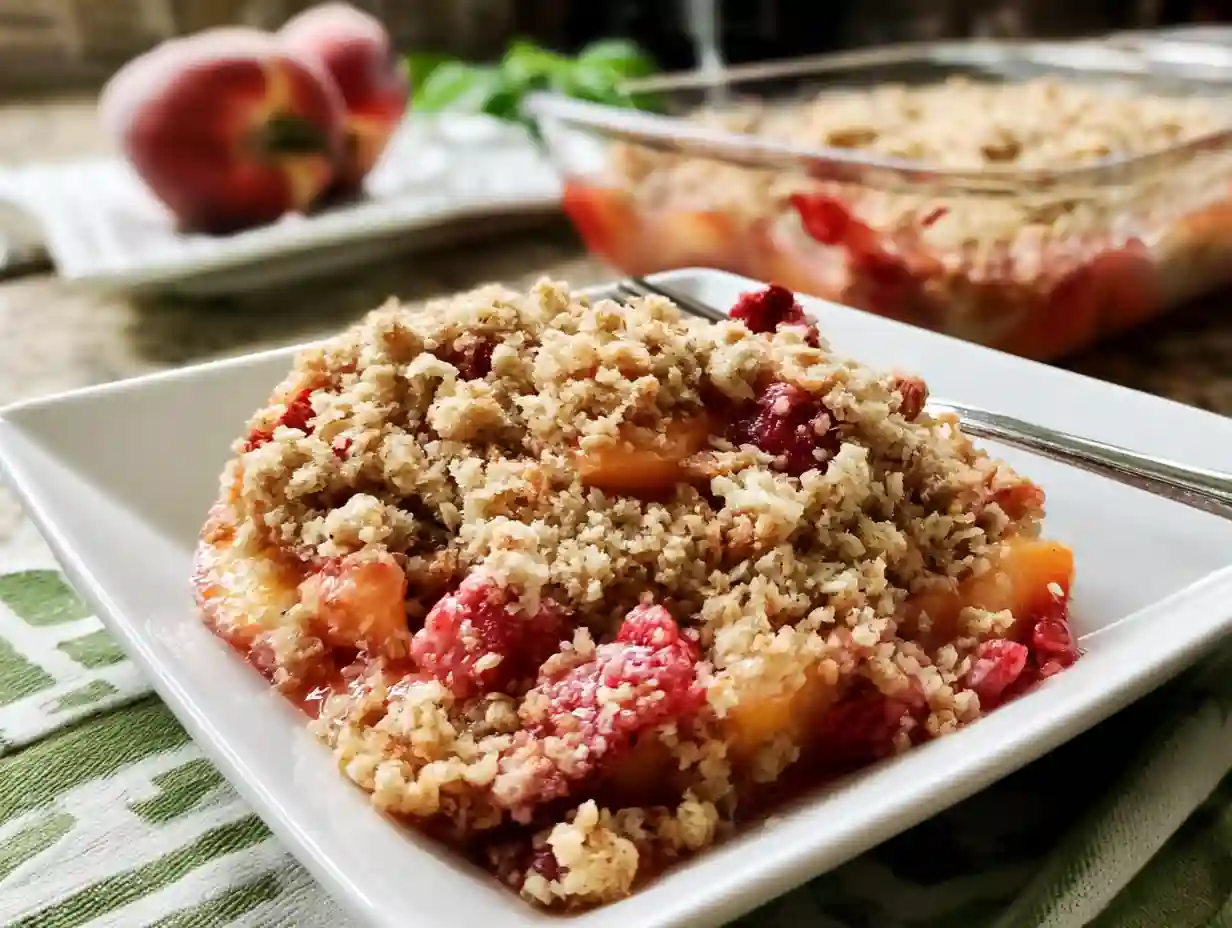 Strawberry Peach Crisp