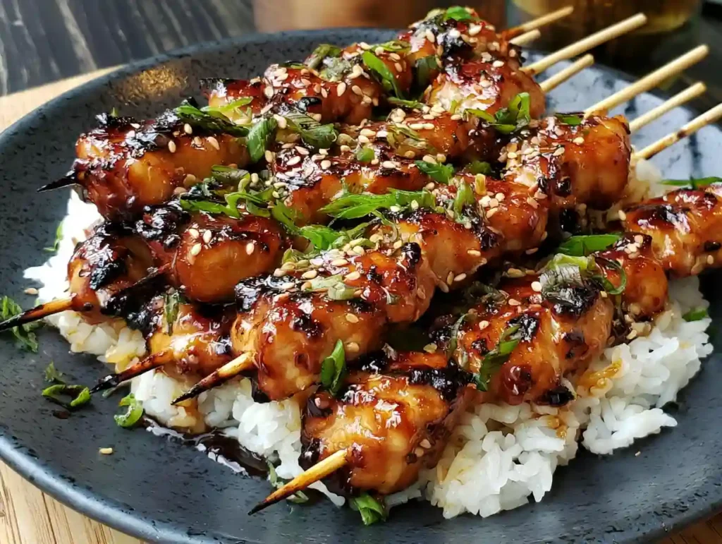Teriyaki Chicken Skewers