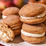Apple Cider Whoopie Pies with Cinnamon Sugar Coating