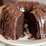 Glazed Chocolate Donut Bundt Cake