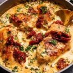 The Creamiest Chicken with Sun-Dried Tomatoes