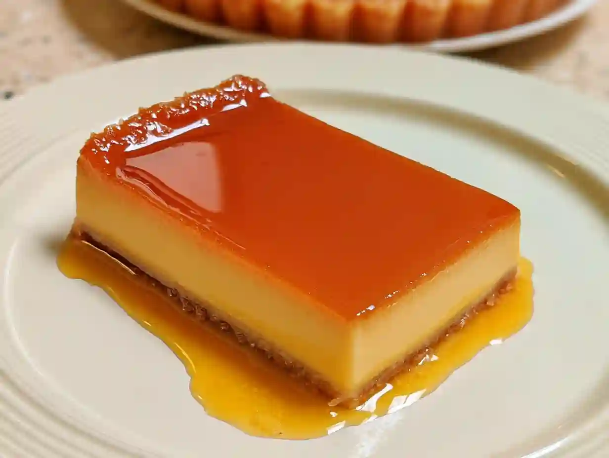 Vanilla Caramel Custard Tart